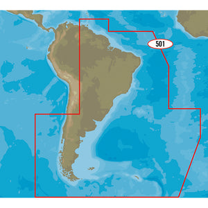 C-MAP 4D SA-D501 Gulf of Paria to Cape Horn [SA-D501]